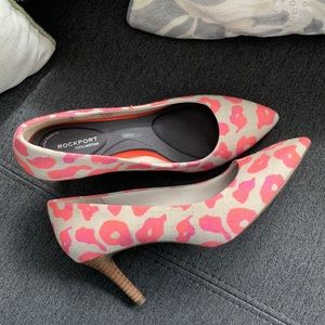 Summer pumps, Rockport, very comfortable, 2” inch heel, cushioned inside, 7.5